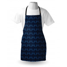 Ocean Inspired Flowers Apron