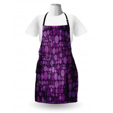 Vintage Grunge Circles Apron