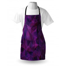 Triangle Purple Shape Apron