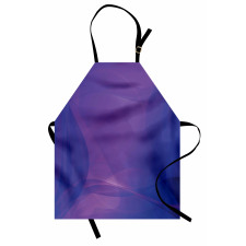 Indigo Wavy Modern Art Apron