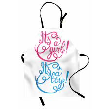 It's a Girl Boy Apron