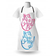 It's a Girl Boy Apron