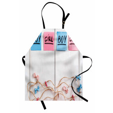 Stickers Garland Wood Apron