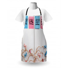 Stickers Garland Wood Apron