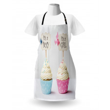 Boy Girl Cupcakes Apron