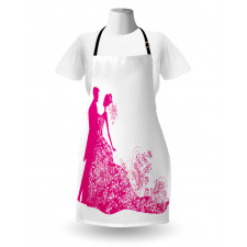 Dancing Couple Wedding Apron