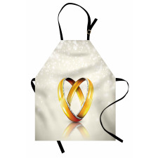 Pair of Rings Marriage Apron