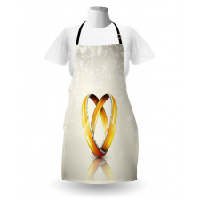 Pair of Rings Marriage Apron