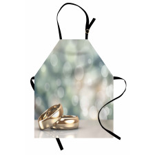 Rings Abstract Bokeh Apron