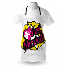 Pop Art Cupid Married Apron