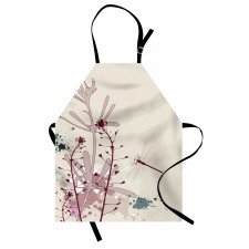 Grunge Drangonfly Apron