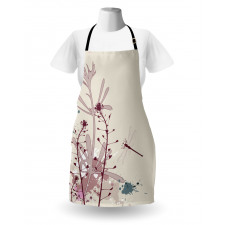 Grunge Drangonfly Apron