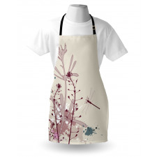 Grunge Drangonfly Apron