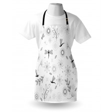 Dragonfly Floral Apron