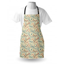 Dragonflies and Flowers Apron