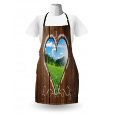 Farm House Chalk Heart Apron