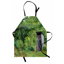 Spring Forest Worn Hut Apron