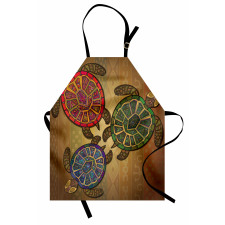 3 Turtles Ornamental Apron