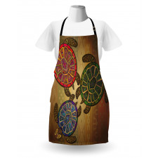 3 Turtles Ornamental Apron