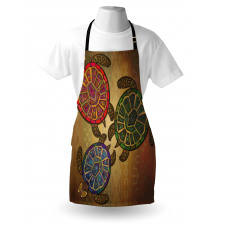 3 Turtles Ornamental Apron