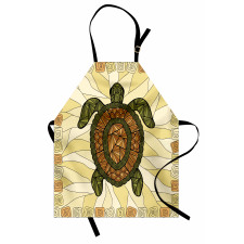 Turtle Zentangle Artwork Apron