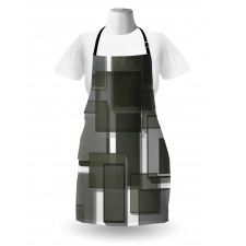 Cubes Modern Abstract Apron