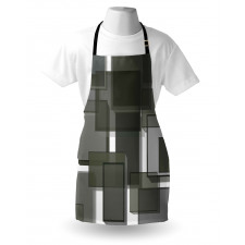 Cubes Modern Abstract Apron