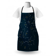 Stars Sky Map Apron