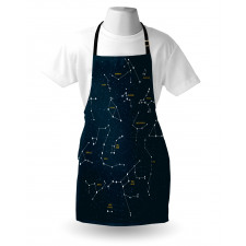Astroloji Mutfak Önlüğü Gökyüzü ve Yıldızlar
