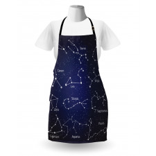 Zodiac Doodle Art Apron