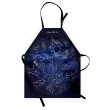 Antique Sky Map Apron