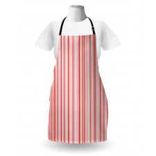 Vertically Striped Retro Apron