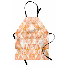 Triangular Grid Artwork Apron