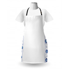 Border Design Spirals Apron