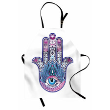 All Seeing Eye Lotus Motif Apron