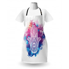 Watercolor Hamsa Art Apron