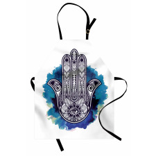 Hamsa Brushstrokes Apron