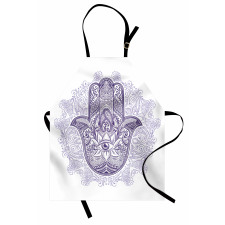 Ornate Hamsa Paisley Apron