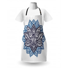 Boho Lotus Flower Apron