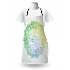 Doodle Watercolor Flora Apron