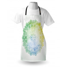 Doodle Watercolor Flora Apron