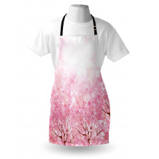 Romatic Sakura Tree Apron