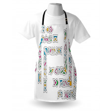 Gaelic Ornament Patterns Apron