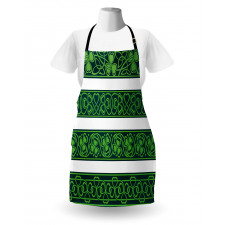 Shamrock Borders Art Apron