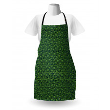 Intricate Clover Twigs Apron