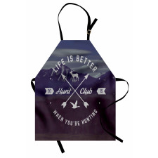 Grunge Emblem Apron