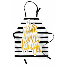 Stripes Text Apron