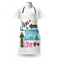 Kisses Hearts Apron