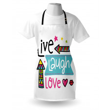 Kisses Hearts Apron