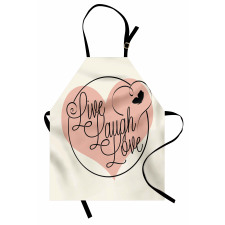 Heart Butterfly Apron